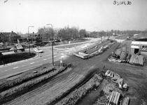 847453 Afbeelding van de reconstructiewerkzaamheden op de Provincialeweg (onderdeel van de S21, de secundaire ...